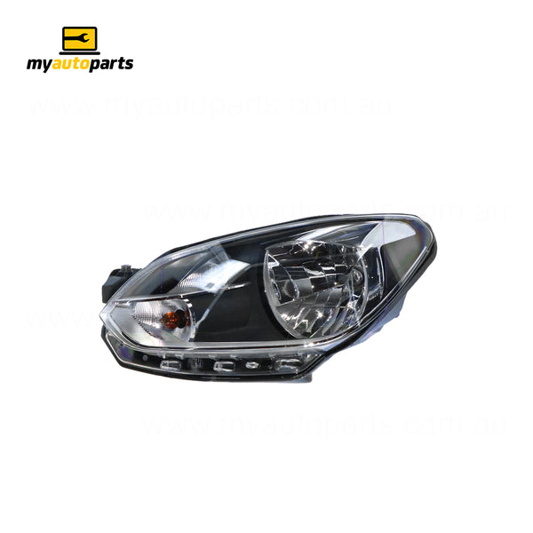 Halogen Electric Adjust Head Lamp Passenger Side OES Suits Volkswagen Up AA 2012 to 2014