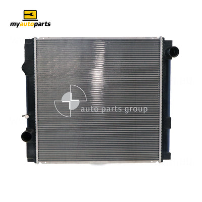 Radiator CT 46 / 46 mm Plastic Aluminium 525 x 518 x 48 mm Manual Aftermarket Suits Mitsubishi Mitsubishi/Fuso Truck FE 2005 to 2021