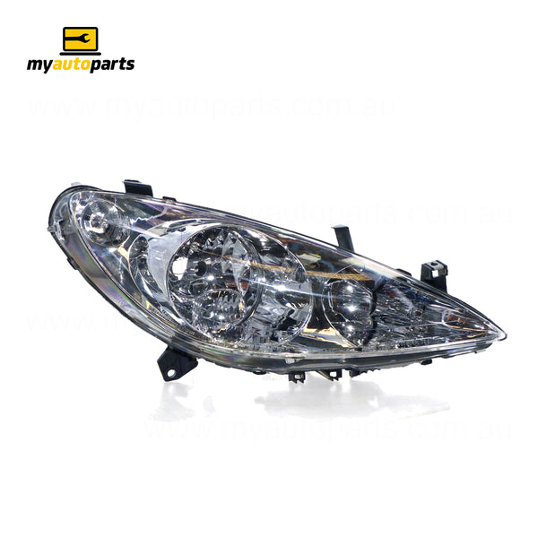 Halogen Head Lamp Drivers Side Certified Suits Peugeot 307 T5 2001 to 2005