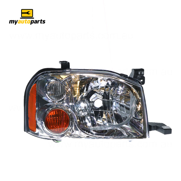 Halogen Head Lamp Drivers Side Certified Suits Nissan Navara D22 2001 to 2015