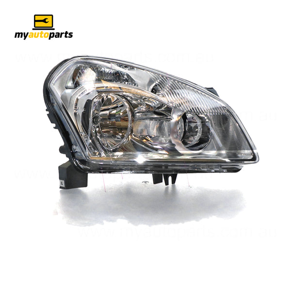 Head Lamp Drivers Side Genuine Suits Nissan Dualis J10 2007 to 2009