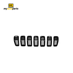 Black Grille Genuine Suits Jeep Cherokee KL 2015 to 2018