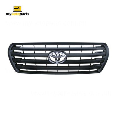Black Grille Genuine suits Toyota Landcruiser VDJ200 GX 3/2012 to 9/2015