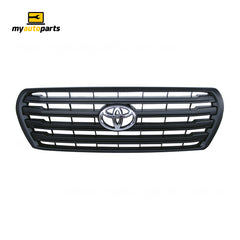 Black Grille Genuine suits Toyota Landcruiser VDJ200 GX 3/2012 to 9/2015