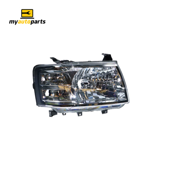 Halogen Manual Adjust Head Lamp Drivers Side Genuine Suits Ford Ranger PJ 2006 to 2009