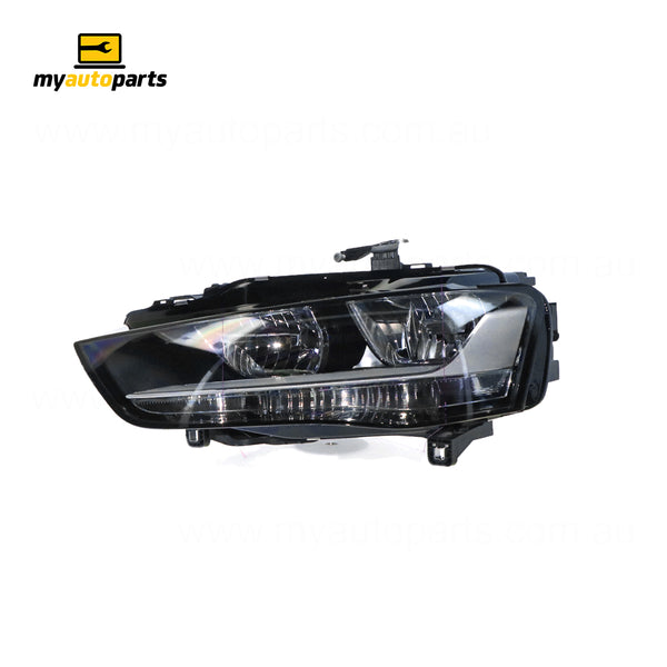 Halogen Head Lamp Passenger Side Certified Suits Audi A4 B8 2012 to 2015
