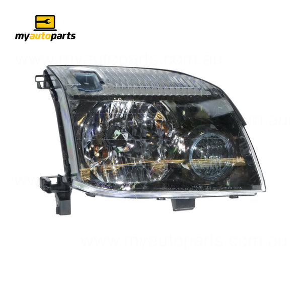 Halogen Electric Adjust Head Lamp Drivers Side Certified Suits Nissan X-Trail T30 2001 to 2007