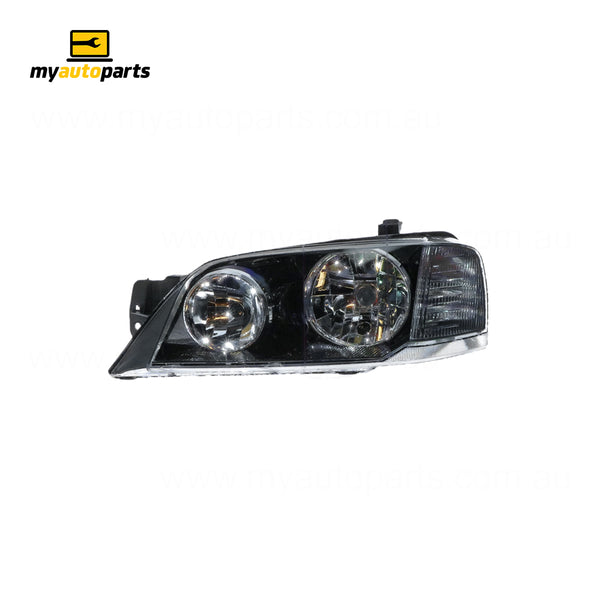 Black Head Lamp Passenger Side Certified Suits Ford Territory SX/SY 6/2004 to 4/2009