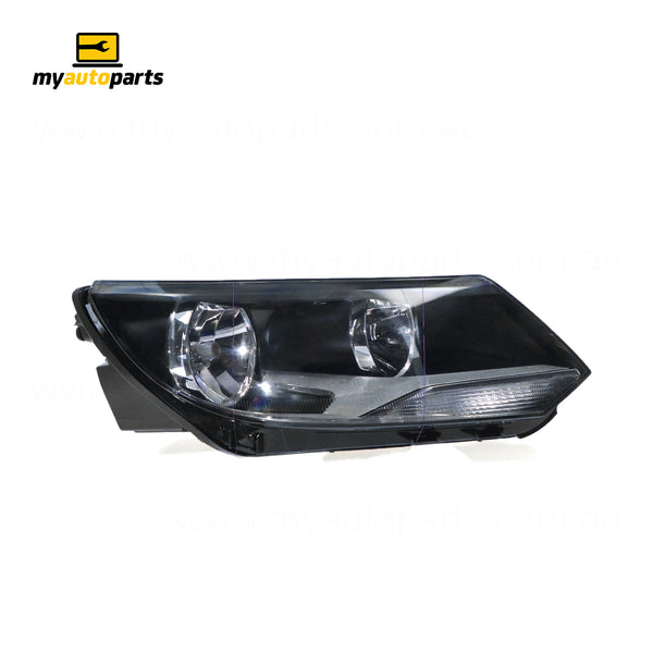 Halogen Electric Adjust Head Lamp Drivers Side Certified Suits Volkswagen Tiguan 5N 2011 to 2016