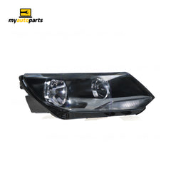Halogen Electric Adjust Head Lamp Drivers Side Certified Suits Volkswagen Tiguan 5N 2011 to 2016