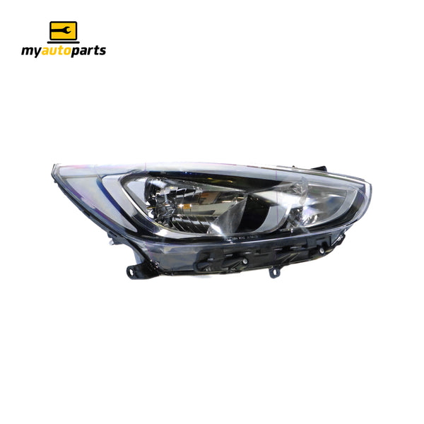 Halogen Head Lamp Drivers Side Certified Suits Hyundai Accent RB 2013 to 2017