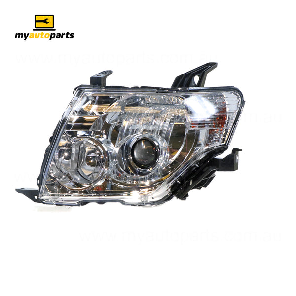 Halogen Head Lamp Passenger Side Genuine Suits Mitsubishi Pajero NX 2014 to 2021