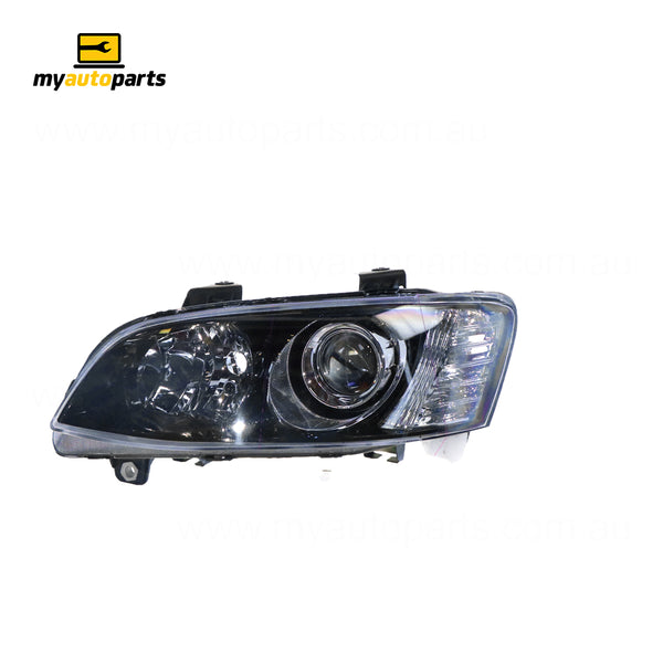 Black Projector Head Lamp Passenger Side Certified suits Holden Commodore VEII 9/2010 to 5/2013