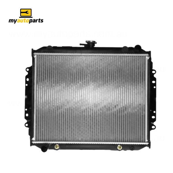 Radiator 32 / 32 mm Plastic Aluminium 420 x 548 x 26 mm Manual/Auto 2.6 L 4ZE1 Aftermarket Suits Holden Rodeo TF 1988 to 1997