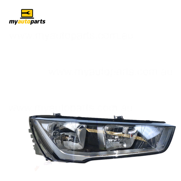 Halogen Head Lamp Drivers Side Genuine Suits Audi A1 8X 12/2010 to 2/2015