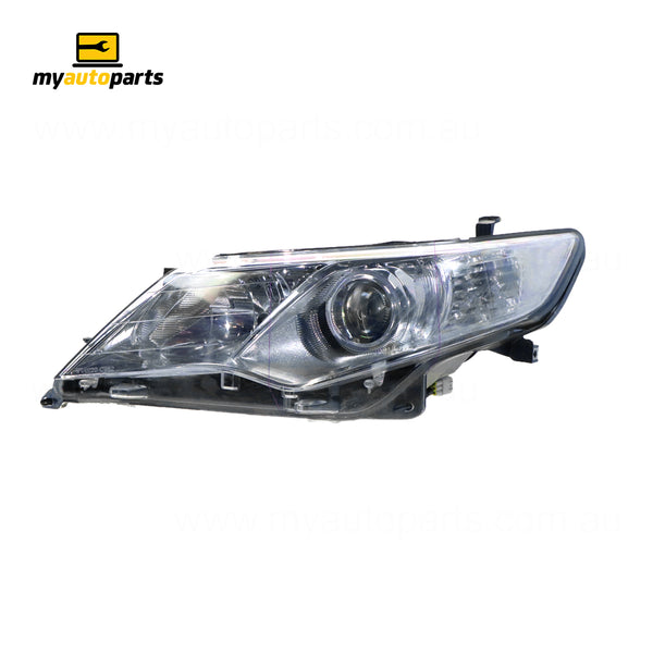 Halogen Head Lamp Passenger Side Certified Suits Toyota Camry AVV50R 2012 to 2015