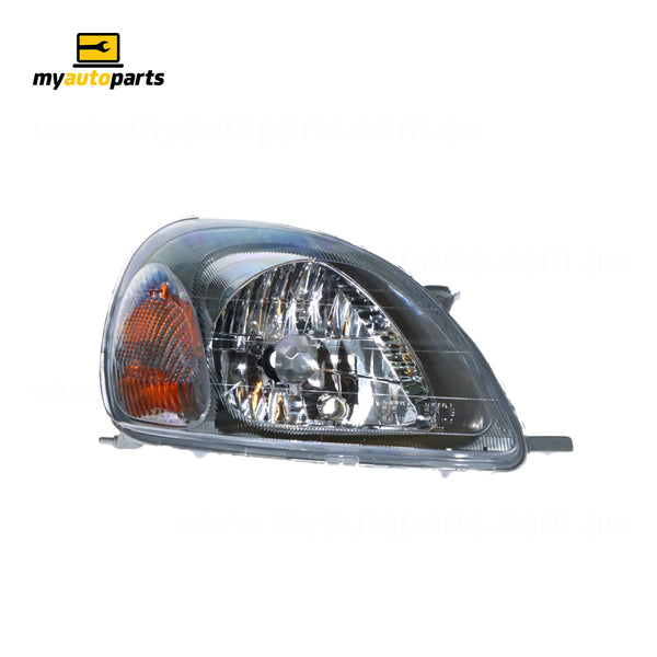 Head Lamp Drivers Side Certified Suits Toyota Echo NCP10R/NCP13R 1999 to 2002