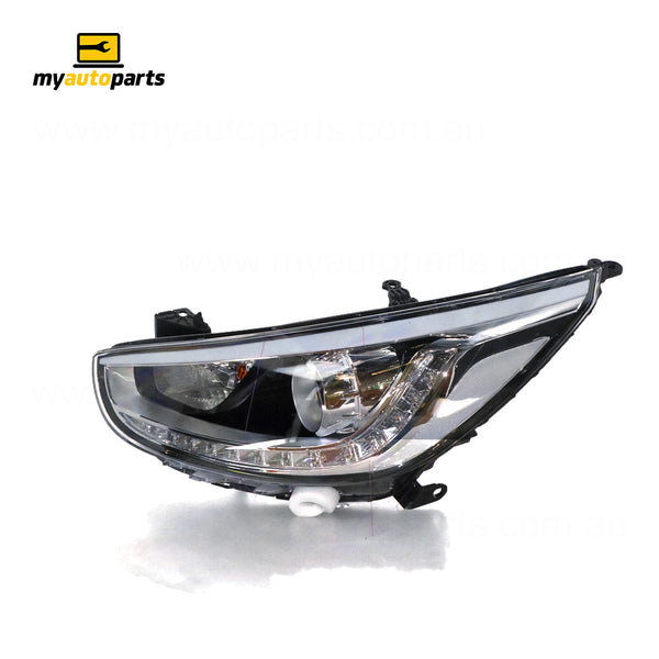 Head Lamp Passenger Side Genuine Suits Hyundai Accent RB SR2013 to 2017