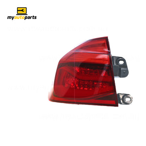 Black Red Tail Lamp Passenger Side Certified Suits BMW 3 Series F30 2015 to 2019