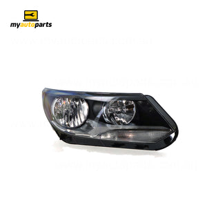 Halogen Electric Adjust Head Lamp Drivers Side OES Suits Volkswagen Tiguan 5N 2011 to 2016