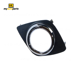 Front Bar Grille With Fog Light Mount Passenger Side Aftermarket Suits Toyota RAV4 8/2008 to 12/2012