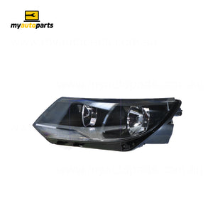 Halogen Electric Adjust Head Lamp Passenger Side Certified Suits Volkswagen Tiguan 5N 2011 to 2016