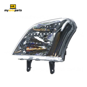 Halogen Head Lamp Passenger Side Certified Suits Holden Rodeo RA 2003 to 2008