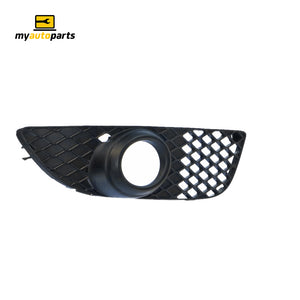 Front Bar Grille With Fog Light Mount Drivers Side Genuine Suits Mitsubishi Lancer CJ 9/2007 to 3/2014