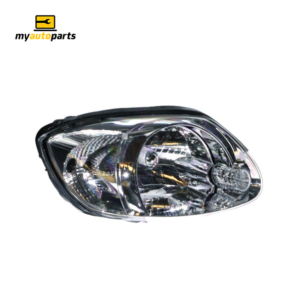 Head Lamp Drivers Side Certified Suits Hyundai Accent GL LC 8/2003 to 2006