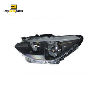 Halogen Manual Adjust Head Lamp Passenger Side OES Suits BMW 1 Series F20 2011 to 2016