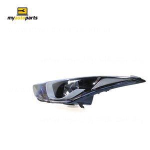 Halogen Head Lamp Passenger Side Genuine Suits Hyundai Elantra MD 2013 to 2016