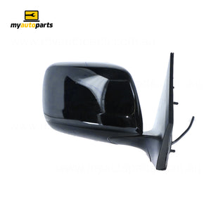 Chrome Door Mirror Drivers Side Aftermarket Suits Toyota Prado 120 Series GXL/VX/Grande 2002 to 2009