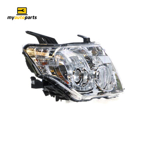 Halogen Head Lamp Drivers Side Genuine Suits Mitsubishi Pajero NX 2014 to 2021