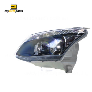 Head Lamp Passenger Side Certified suits Isuzu D-Max LS/LS-U/LS-M 2012 to 2017