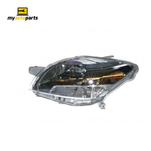Halogen Manual Adjust Head Lamp Passenger Side Genuine Suits Toyota Yaris NCP93R 2006 to 2016