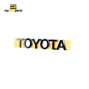 Tail Gate Emblem Genuine suits Toyota Yaris