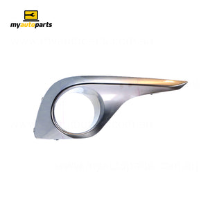 Front Bar Grille With Fog Light Mount Drivers Side Aftermarket Suits Toyota Kluger GSU40R/GSU45R 7/2010 to 12/2013