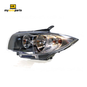 Halogen Black Head Lamp Passenger Side OES suits BMW 1 Series 2007 to 2009