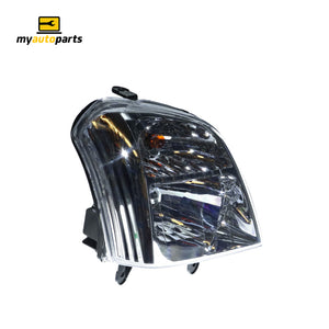 Halogen Head Lamp Drivers Side Genuine Suits Holden Rodeo RA 2003 to 2008