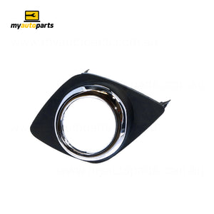 Front Bar Grille With Fog Light Mount Drivers Side Aftermarket Suits Toyota RAV4 8/2008 to 12/2012