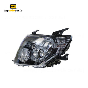 Halogen Head Lamp Passenger Side Genuine Suits Mitsubishi Pajero GLS/VRX NT 2008 to 2009