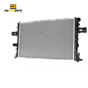 Radiator 35 / 35 mm Plastic Aluminium 600 x 368 x 32 mm Automatic 2.0L L Z20 Aftermarket Suits Holden Astra TS 1998 to 2006