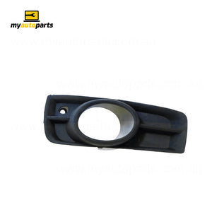 Chrome Front Bar Grille With Fog Light Mount Passenger Side Aftermarket Suits Holden Cruze JG 5/2009 to 3/2011