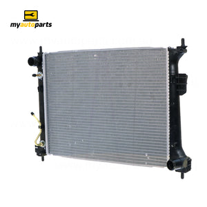 Radiator 35 mm 35 / Plastic Aluminium 500 x 378 x 16 mm Manual/Auto 1.4L 1.6L L G4FA G4FC Aftermarket Suits Hyundai i20 PB 2010 to 2012