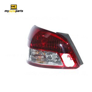 Red/Clear Tail Lamp Passenger Side Certified Suits Toyota Yaris NCP93R 2006 to 2016