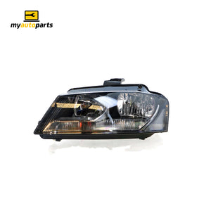Head Lamp Passenger Side OES Suits Audi A3 8P 2008 to 2014