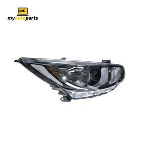Head Lamp Drivers Side Genuine Suits Hyundai Accent RB 2011 to 2013