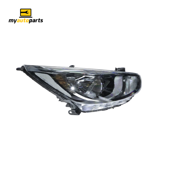 Head Lamp Drivers Side Genuine Suits Hyundai Accent RB 2011 to 2013