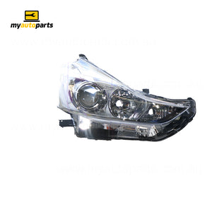 Halogen Head Lamp Drivers Side Genuine Suits Toyota Prius-V ZVW40R 2015 On