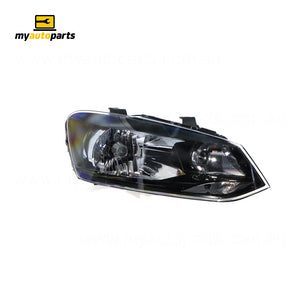 Halogen Head Lamp Drivers Side Certified Suits Volkswagen Polo GTi/Comfortline 6R 2010 to 2014